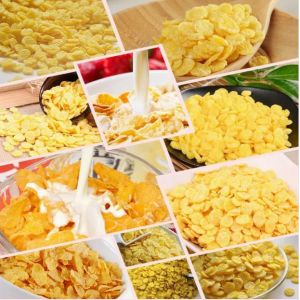 Breakfast Cereal Corn Flakes Processing Line , Chocolate Chip Bread Machine
