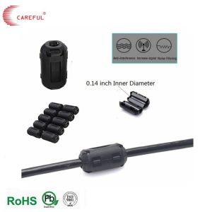 EMI Clip On Split Ferrite Core Anti Interference 3.5/7/10/13.5 Mm For USB Cable