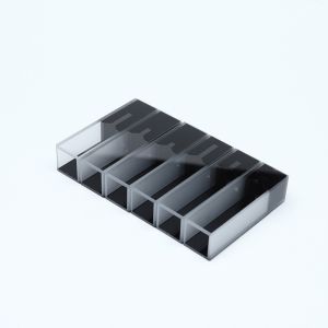 Customized Ultramicro Black Wall Ultra Micro Cell Quartz Microtrace Cuvette