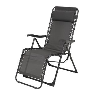 Buy cheap Office Nap Metal Five Positions Foldable Garden Lounger Powder Coating from wholesalers
