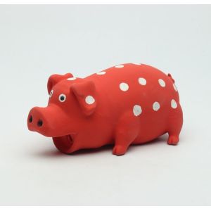 Buy cheap Small Cute Durable Squeaky Dog Toys / Eco - Friendly Rubber Pig Toy For Dogs from wholesalers