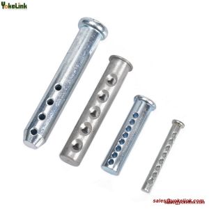 Zinc Plating Universal Adjustable Clevis Pins with 4 holes