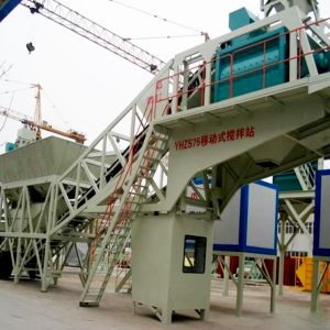 Buy cheap XDEM Mobile Concrete Mixing Station YHZS75 Batching Plant 86KW from wholesalers