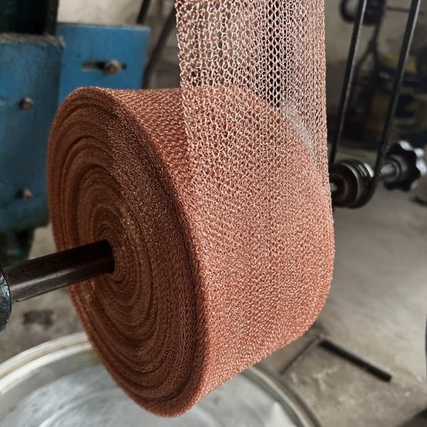 Custom Knitted Wire Mesh Shielding 100mm-1000mm Metal Wire Shielding