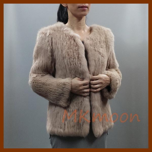 Buy cheap knitted Rabbit fur coat -MKL103# from wholesalers