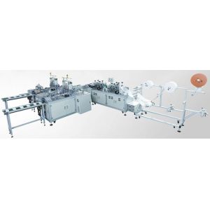 Buy cheap KN95 Face Mask Manufacturing Machine , PLC Control Mask Producing Machine from wholesalers