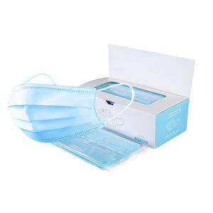 Buy cheap Anti Bacterial Disposable Face Mask Three Layer Virus Protection Mask from wholesalers