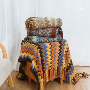 Buy cheap Stylish and Breathable Plain Style Knitted Blanket for Summer Office or Home Nap from wholesalers