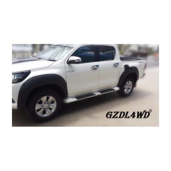 Matte Black Hilux Revo Fender Flares , 2015 - 2016 Toyota Pickup Fender Flares
