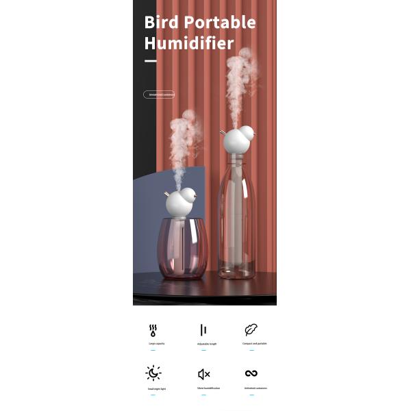 Creative Bird Humidifier USB Portable Water Replenishing Air Humidifier, Suitable For Home Use Birdie Humidifier Aroma D