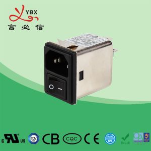 Buy cheap 2 Fuse Screw Mount Inlet Ac Power Socket Filter 1 - 10A 220v 50/60Hz Oprating Frequency from wholesalers