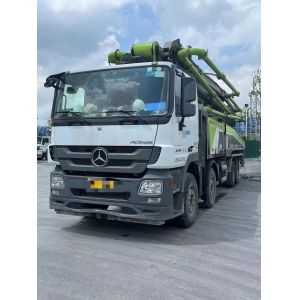 Buy cheap Zoomlion 2018 Semi-Dry Shotcrete Type 56m Concrete Pump Truck Beton Pump Directly Sell from wholesalers