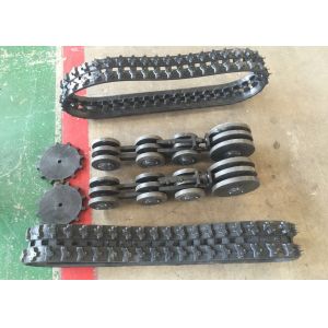 Buy cheap Width 148mm Robot Rubber Tracks With 60mm Pitch 36 Links from wholesalers