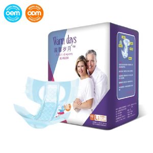 Buy cheap Large Unisex Disposable Adult Incontinence Diapers With Nonwoven Fabric from wholesalers