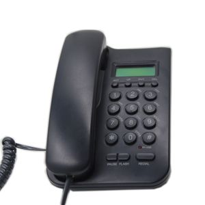 Buy cheap White Portable Corded Phone Office Works 2 Line Caller Id Phone With Gift Box from wholesalers