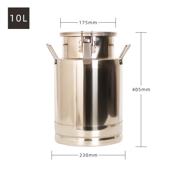 Quality Stainless Steel 304 Transport 25L Milk Storage Can for sale