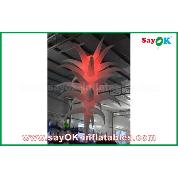 3mH Colorful Inflatable Decorations Party / Event Inflatable Flower 190T Oxford Cloth