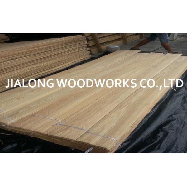Quality Sliced Brown Ash Wood Veneer Mdf Sheets Crown Cut 3500mm Size for sale