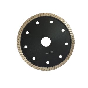 Hot Pressed Continuous Rim Turbo Diamond Blade With Super Cutting Speed And