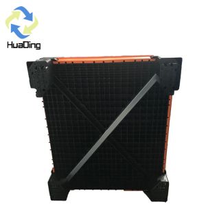 1210H1050 Large plastic pallet foldable transport collapsible box for euro sales
