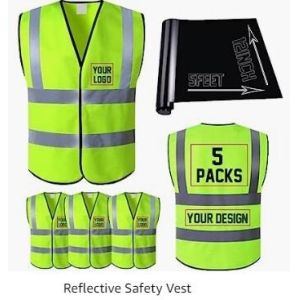 Buy cheap Custom Safety Vest with Logo,Custom Your Logo in High Visibility Reflective Vest Work Wear with Zipper & 5 Pocket from wholesalers
