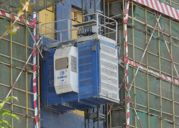 Buy cheap Q345B Steel 3.2M Rack And Pinion Construction Material Hoist from wholesalers