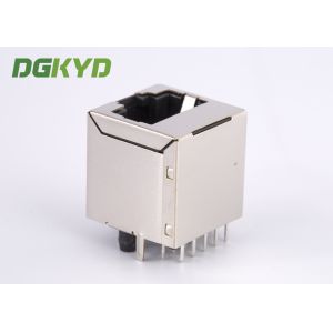 Customized single port vertical RJ45 Modular Jack PCB Mount PoE ethernet