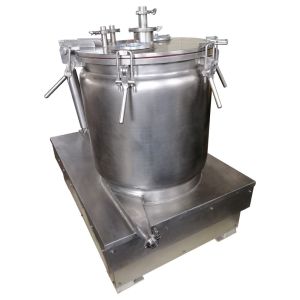 Buy cheap Manual CBD Oil Solvent Extraction Centrifuge / Vertical Biomass Centrifuge from wholesalers