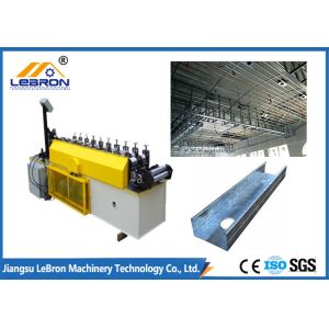 5.5 KW U C Stud Roll Forming Machine High Productivity With PLC Delta Converter