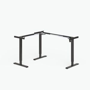 Buy cheap Aluminum Alloy Corner Standing Desk Frame For Modern Home 80KG Max Load Easy To product