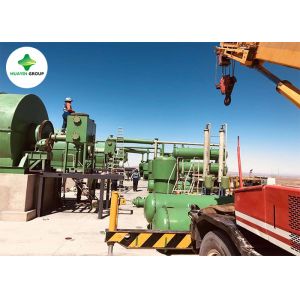 Buy cheap Huayin Batch Waste Tire Pyrolysis Plant Catalyst Diesel 10ton Machine product
