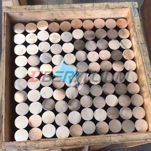 Buy cheap BrB2 TD02 C17200 Beryllium Copper Rods Bars Good Electrical Conductivity from wholesalers