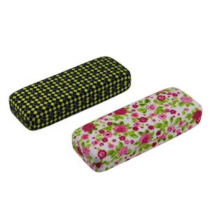 Buy cheap custom cloth print metal eyeglasses case from wholesalers