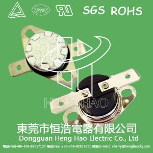 Buy cheap Snap Action KSD Bimetal Thermostat Plastic / Ceramic Body RoHS Certificated from wholesalers