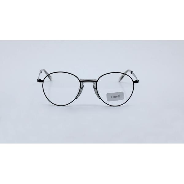 Buy cheap Creative designer 2019 super light titanium glass frame with acetate bridge new idea for Ladies and Gentlemen eyewear from wholesalers