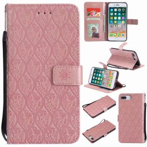 Buy cheap iPhone Leather Protective Case with Flower Embossed Pattern from wholesalers