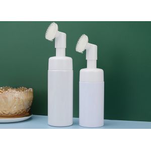 Buy cheap 120ml 150ml Facial wash Foam Bottle With Silicone Brush from wholesalers