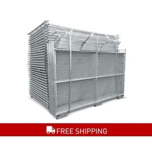 Buy cheap 8'x12' temporary chain link fence panels diameter wire 11.5ga chain link mesh 2