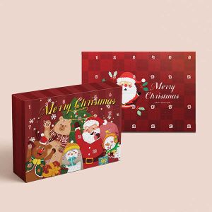 Buy cheap Customize Large Number Christmas Gift Boxes Made Of Paper Materials from wholesalers