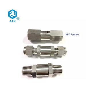 Buy cheap OD Connection Air Compressor Check Valve 1/8 1/4 3/8 1/2 3/4 Silver Color from wholesalers