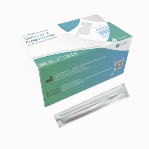 Buy cheap 99% Accuracy Fast reaction rapid SARS-CoV-2 Antigen Test Set Nasopharyngeal Swab 10 test/box from wholesalers