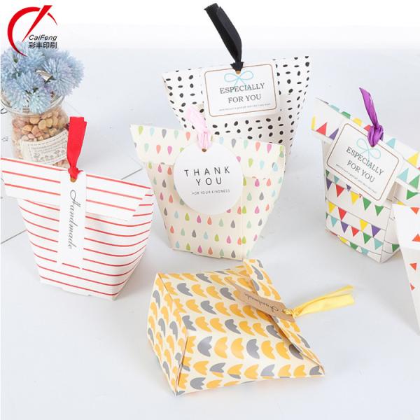 Embossing Printing Handling Custom Gram Folding Wedding Sweet Candy Packaging