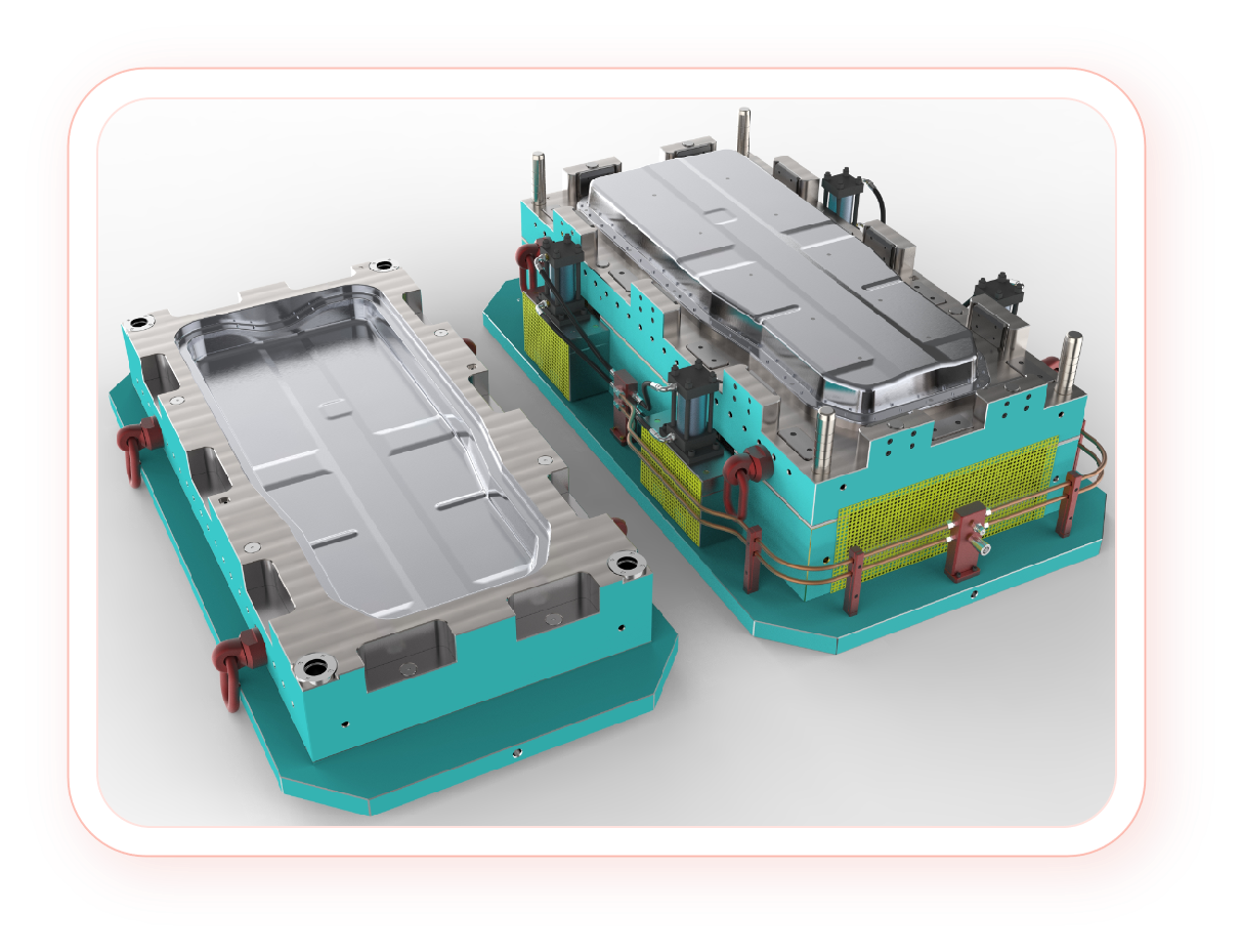 Buy cheap RTM-Optimized CFRP Chassis Mold for Automotive Battery Covers from wholesalers