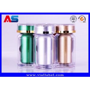 Buy cheap 50ml Clear Plastic Pill Bottles  Maca Medicine Packaging Container Green from wholesalers