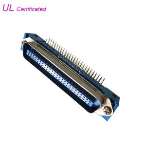 Buy cheap 57 CN Series Male Right Angel PCB Centronics 50 Pin Connector For PCB Board from wholesalers