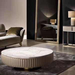 Buy cheap Matte Customized Coffee Table Contemporary 45cm Italian Marble from wholesalers