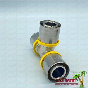 Buy cheap Brass Gas Equal Threaded Tee Press Fittings For Pex Aluminum Pex Pipe from wholesalers