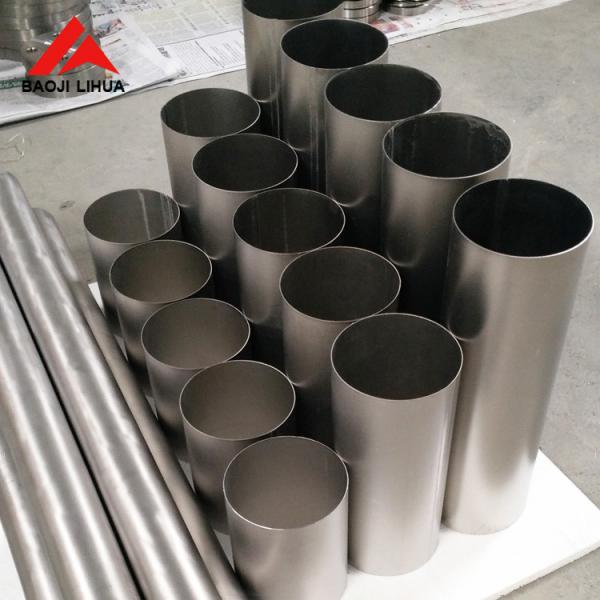 Quality Gr2 4.0 Inch Straight Titanium Exhaust Pipe Polished Surface for sale