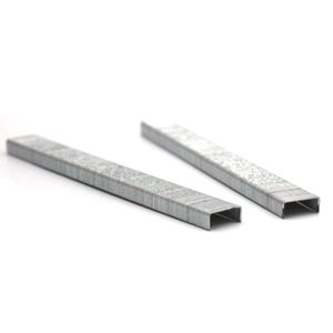 Buy cheap 9/16 Crown 14mm 8014 Furniture Decoration Staple with ISO Standard 21 Gauge Steel from wholesalers
