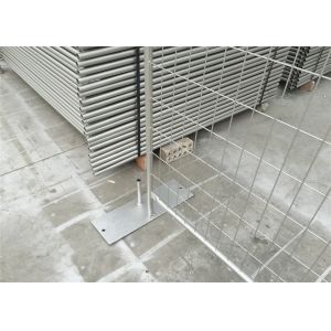 Buy cheap Anti Climb Mesh 75mm*150mm Diameter 4.00mm 2.1m*2.45m temp fence panels OD 32mm*2.00mm 42 microns hdg No Painted Fence from wholesalers